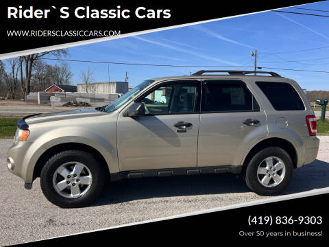 2010 Ford Escape for sale at Rider`s Classic Cars in Millbury OH