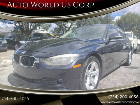 2014 BMW 3 Series for sale at Auto World US Corp in Plantation FL
