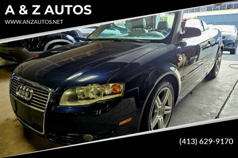 2008 Audi A4 for sale at A & Z AUTOS in Westfield MA