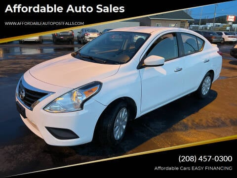 2016 Nissan Versa for sale at Affordable Auto Sales in Post Falls ID