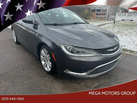 2015 Chrysler 200 for sale at MEGA MOTORS GROUP in Redford MI