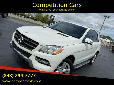 2013 Mercedes-Benz M-Class for sale at Competition Cars in Myrtle Beach SC