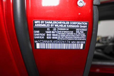 2005 Chrysler Crossfire Limited