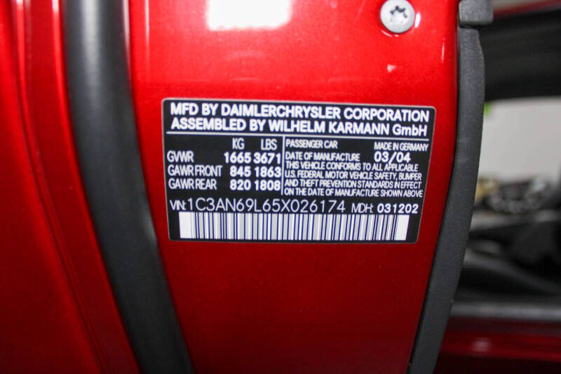 2005 Chrysler Crossfire Limited