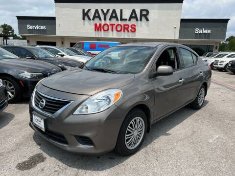 2014 Nissan Versa for sale at KAYALAR MOTORS in Houston TX