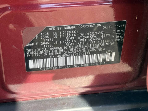 2019 Subaru Outback 2.5i Premium