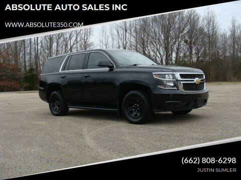 2018 Chevrolet Tahoe for sale at ABSOLUTE AUTO SALES INC in Corinth MS