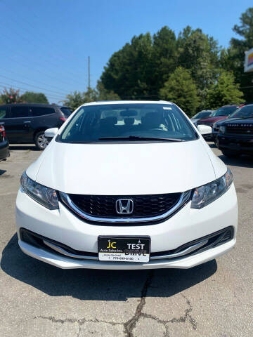 2014 Honda Civic for sale at JC Auto sales in Snellville GA