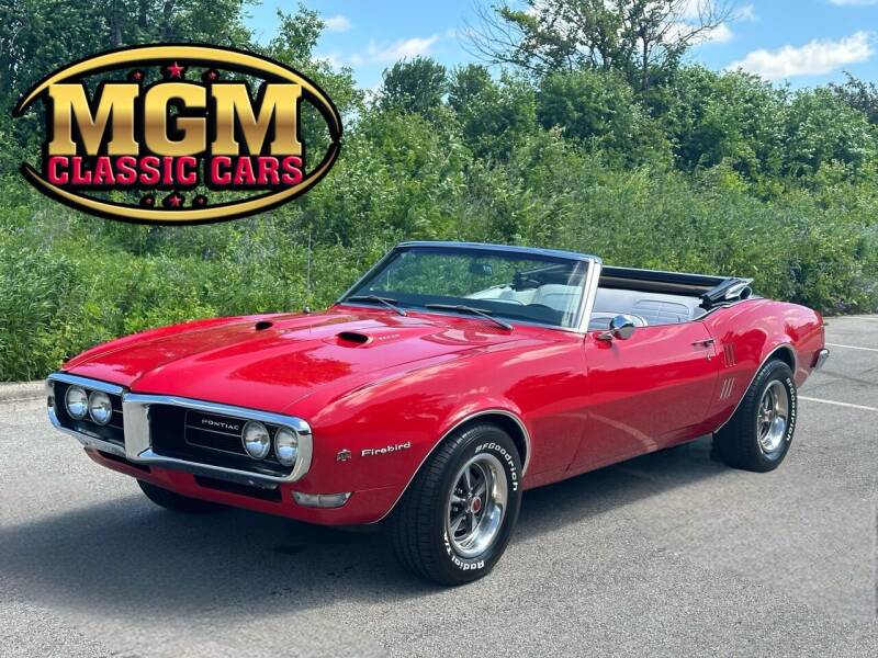 1968 Pontiac Firebird for sale at MGM CLASSIC CARS in Addison IL