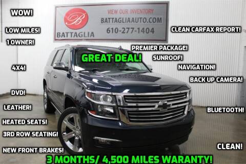 2017 Chevrolet Tahoe for sale at Battaglia Auto Sales in Plymouth Meeting PA