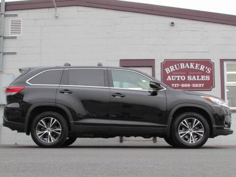 2019 Toyota Highlander for sale at Brubakers Auto Sales in Myerstown PA