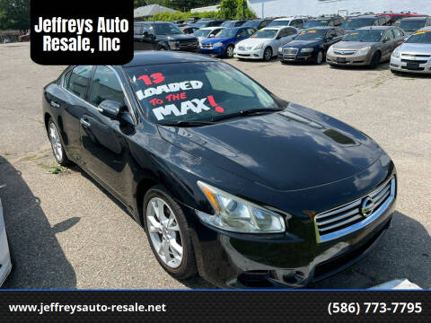 2013 Nissan Maxima for sale at Jeffreys Auto Resale, Inc in Clinton Township MI