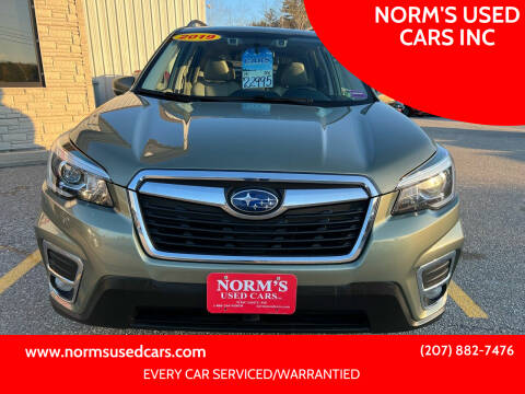 2019 Subaru Forester for sale at NORM'S USED CARS INC in Wiscasset ME