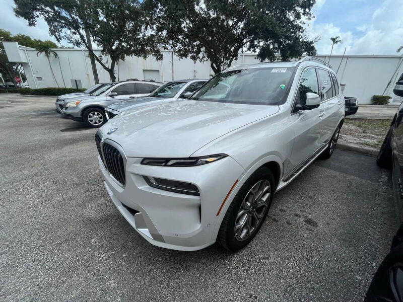 Used 2024 BMW X7 40i with VIN 5UX23EM06R9T72487 for sale in Davie, FL