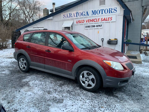 2005 Pontiac Vibe for sale at Saratoga Motors in Gansevoort NY