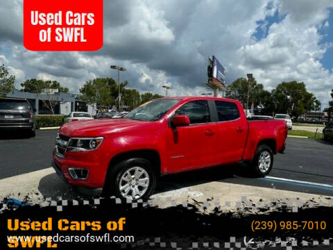 2016 Chevrolet Colorado for sale at Used Cars of SWFL in Fort Myers FL