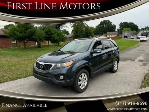 2012 Kia Sorento for sale at First Line Motors in Brownsburg IN