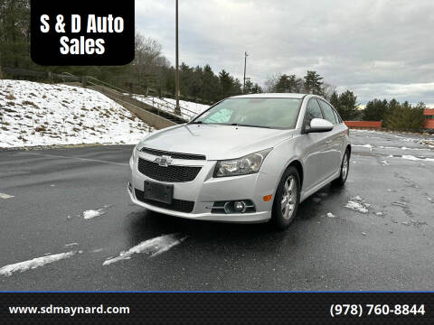 2014 Chevrolet Cruze for sale at S & D Auto Sales in Maynard MA