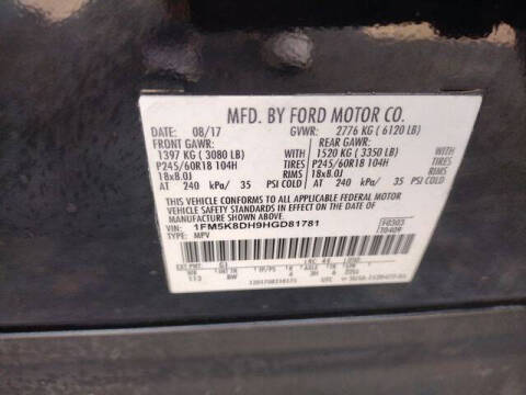 2017 Ford Explorer XLT