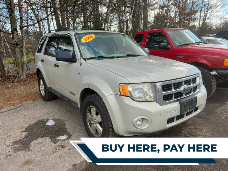 2008 Ford Escape for sale at Winner's Circle Auto Sales in Tilton NH