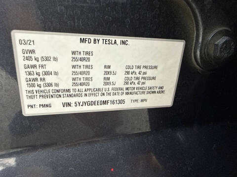 2021 Tesla Model Y Long Range