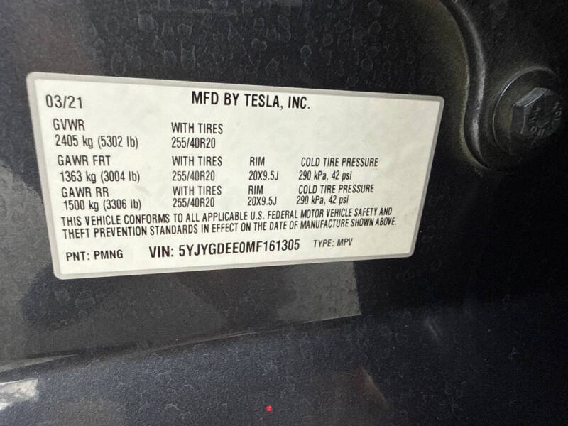 2021 Tesla Model Y Long Range