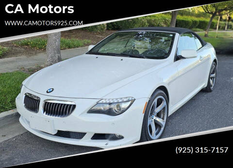 2008 BMW 6 Series for sale at CA Motors in Livermore CA