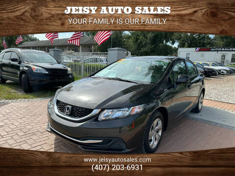 2013 Honda Civic for sale at JEISY AUTO SALES in Orlando FL