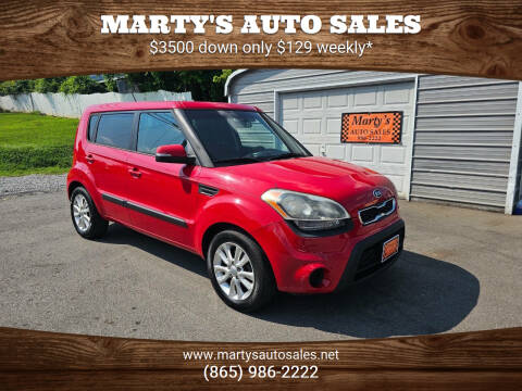 2012 Kia Soul for sale at Marty's Auto Sales in Lenoir City TN