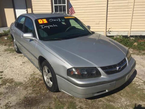 2003 Chevrolet Impala for sale at Castagna Auto Sales LLC in Saint Augustine FL