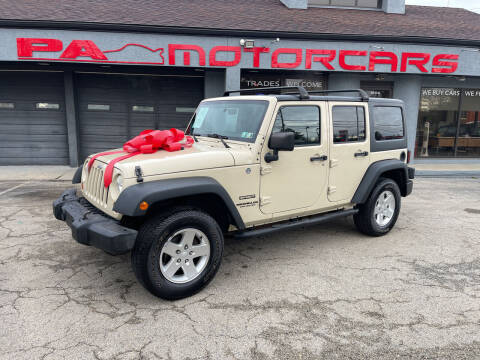 2011 Jeep Wrangler Unlimited for sale at PA Motorcars in Conshohocken PA