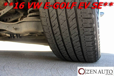 2016 Volkswagen e-Golf SE
