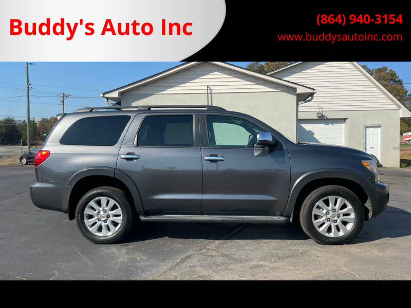 2016 Toyota Sequoia for sale at Buddy's Auto Inc in Pendleton SC