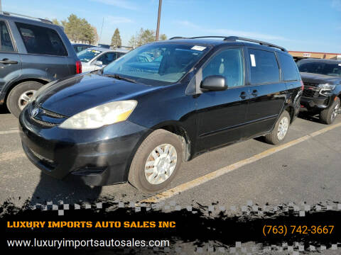 2010 Toyota Sienna for sale at LUXURY IMPORTS AUTO SALES INC in North Branch MN
