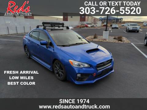 2017 Subaru WRX for sale at Red's Auto and Truck in Longmont CO