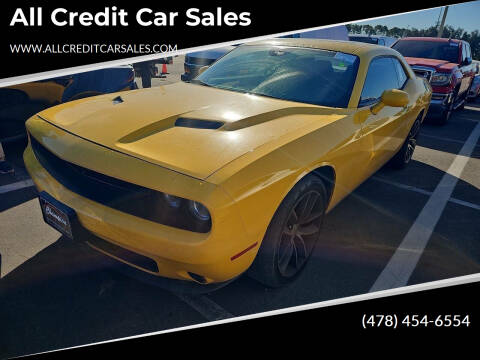 2018 Dodge Challenger for sale at All Credit Car Sales in Milledgeville GA