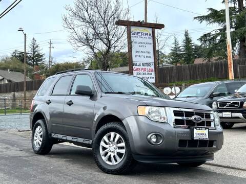 2012 Ford Escape for sale at Sierra Auto Sales Inc in Auburn CA