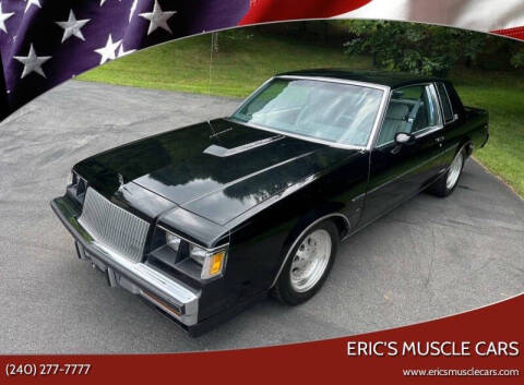 1987 Buick Regal for sale at Eric's Muscle Cars in Clarksburg MD