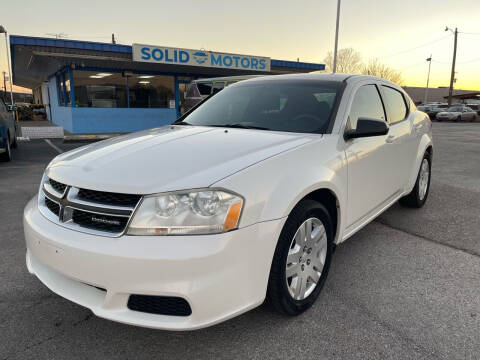 2011 Dodge Avenger for sale at Solid Motors LLC in Garland TX