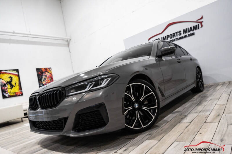 2021 BMW 5 Series for sale at AUTO IMPORTS MIAMI in Fort Lauderdale FL