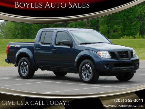 2015 Nissan Frontier for sale at Boyles Auto Sales in Jasper AL