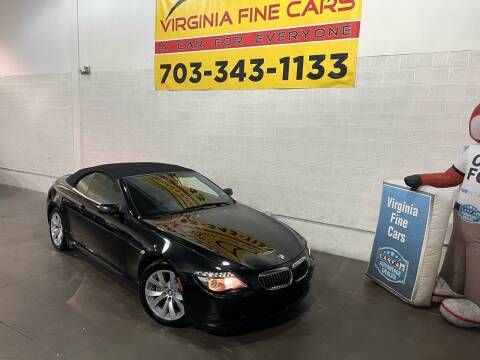 2008 BMW 6 Series for sale at Virginia Fine Cars in Chantilly VA