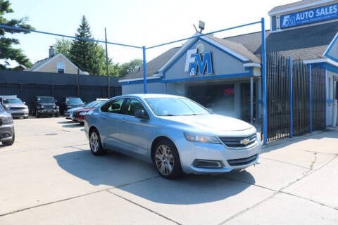 2014 Chevrolet Impala for sale at F & M AUTO SALES in Detroit MI