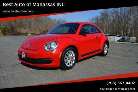 2015 Volkswagen Beetle for sale at Best Auto of Manassas INC in Manassas VA