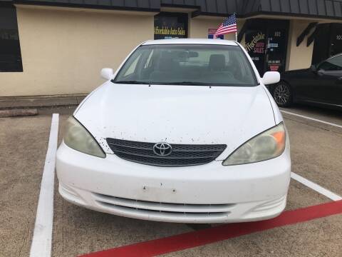 2004 Toyota Camry for sale at Affordable Auto Sales in Dallas TX