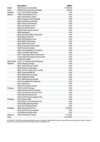 2026 MINI Convertible Cooper S