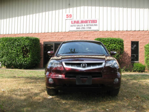 2009 Acura RDX for sale at Unlimited Auto Sales & Detailing, LLC in Windsor Locks CT