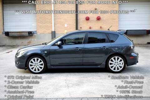 2008 Mazda MAZDASPEED3 for sale at Automotion Of Atlanta in Conyers GA
