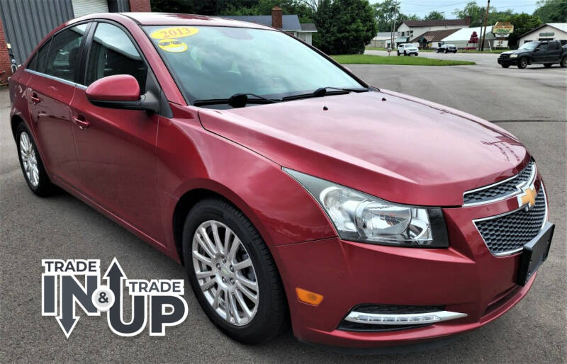 2013 Chevrolet Cruze for sale at SCOTT'S AUTO SALES LLC in Benton Harbor MI