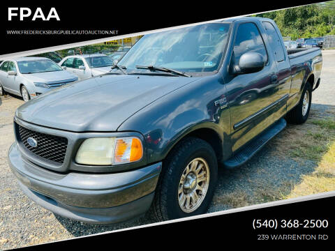 2002 Ford F-150 for sale at FPAA in Fredericksburg VA